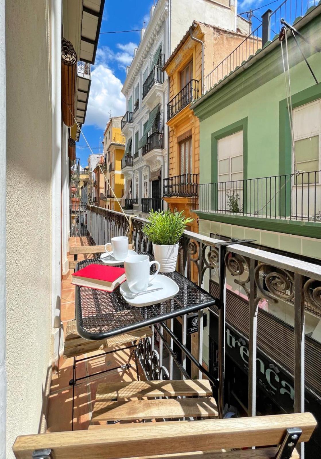 Sunny Modern Flat By Mercado Central Valencia Kültér fotó