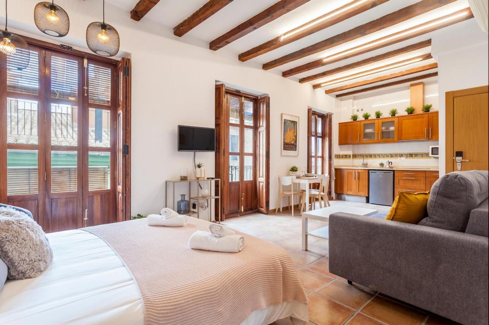 Sunny Modern Flat By Mercado Central Valencia Kültér fotó